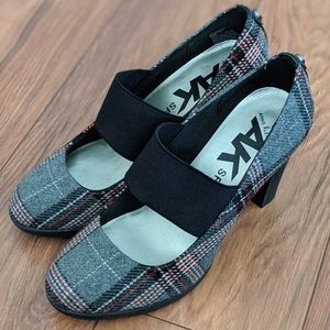 Anne Klein Sport Plaid Heels